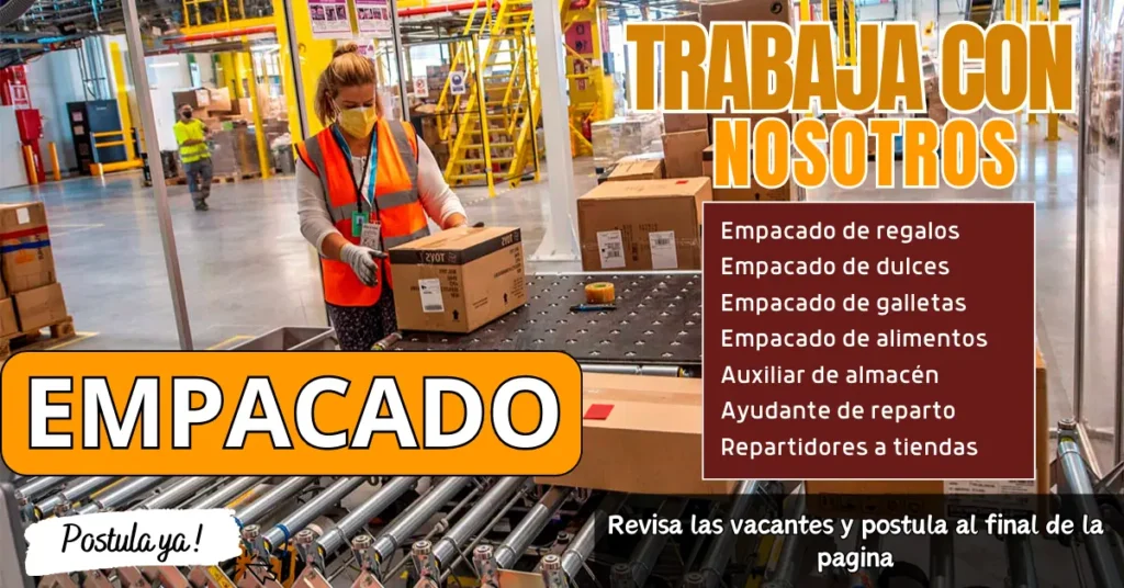 EMPACADO, Empleos disponibles